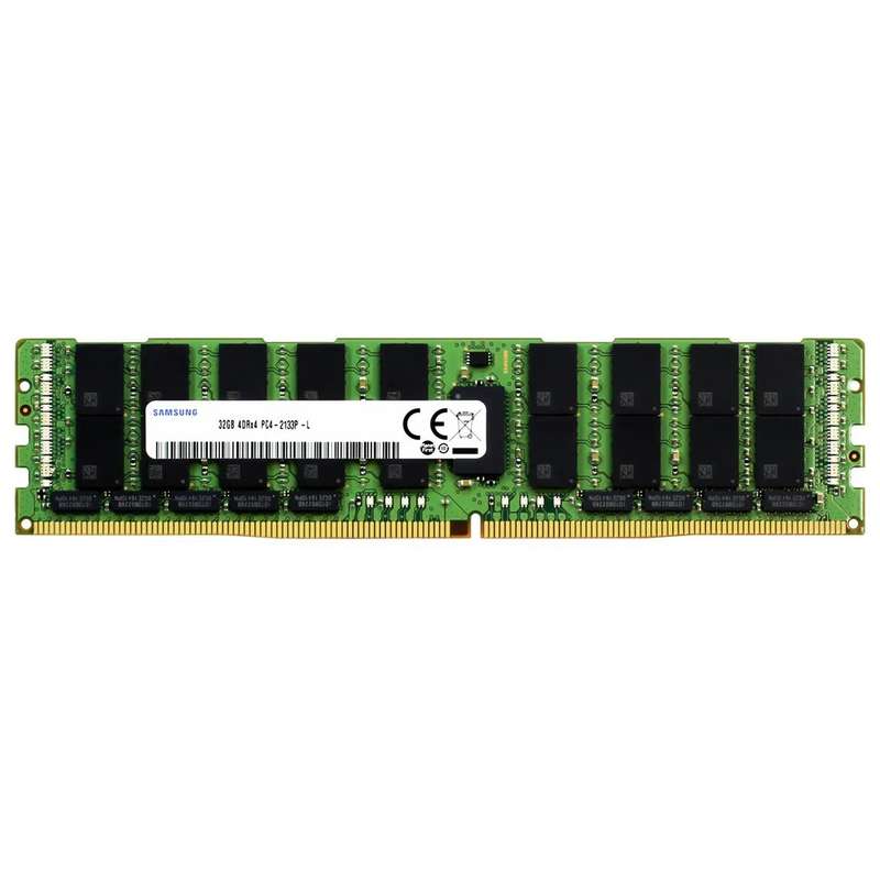 32GB Samsung, DDR-4 (2133MHz), LRDIMM, PC4-17000P-L, Quad Rank, x4 Ser