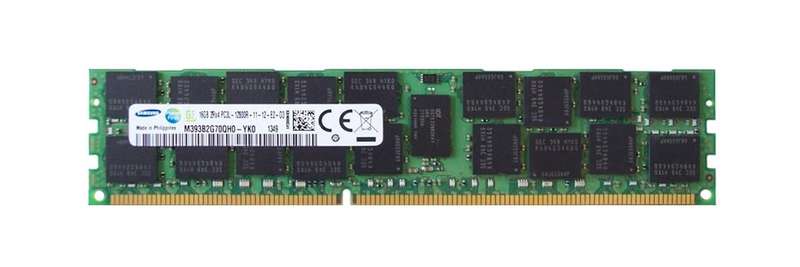 16GB Samsung, DDR3 (1600MHz) RDIMM, PC3L-12800R, Dual Rank x4 (Server
