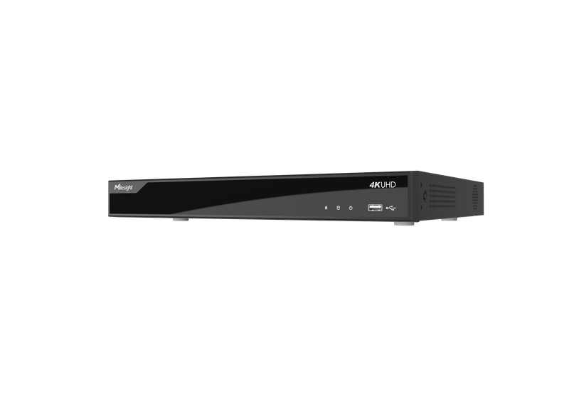 Milesight - Ultra H.265 - 16 Channel NVR with 2 Hard Drive Slots (up t