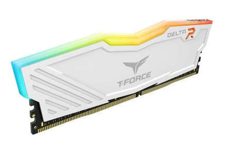 Team T-Force Delta RGB 16GB DDR4-3200 288pin CL16 1.35V Gaming Memory - White