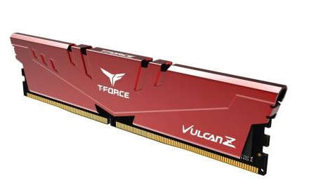 Team T-Force Vulcan Z 8GB DDR4-3200 288pin CL16 1.35V Gaming Memory - Red