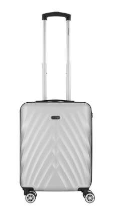 Travelwize Terra ABS 67cm 4-Wheels Spinner Luggage Silver