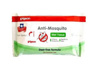 Pigeon - K565 Anti-Mosquito Baby Wipes (12's)