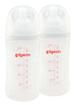 Pigeon Twin Pack Soft Touch Bottles 160ml