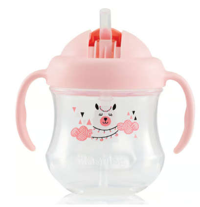 Pigeon Mag Mag Straw Cup Matte Pink