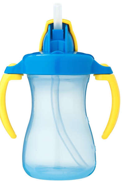 Pigeon 150ml Petite Straw Bottle Blue