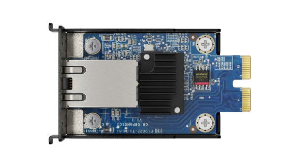10GbE RJ-45 network upgrade module for compact Synology servers