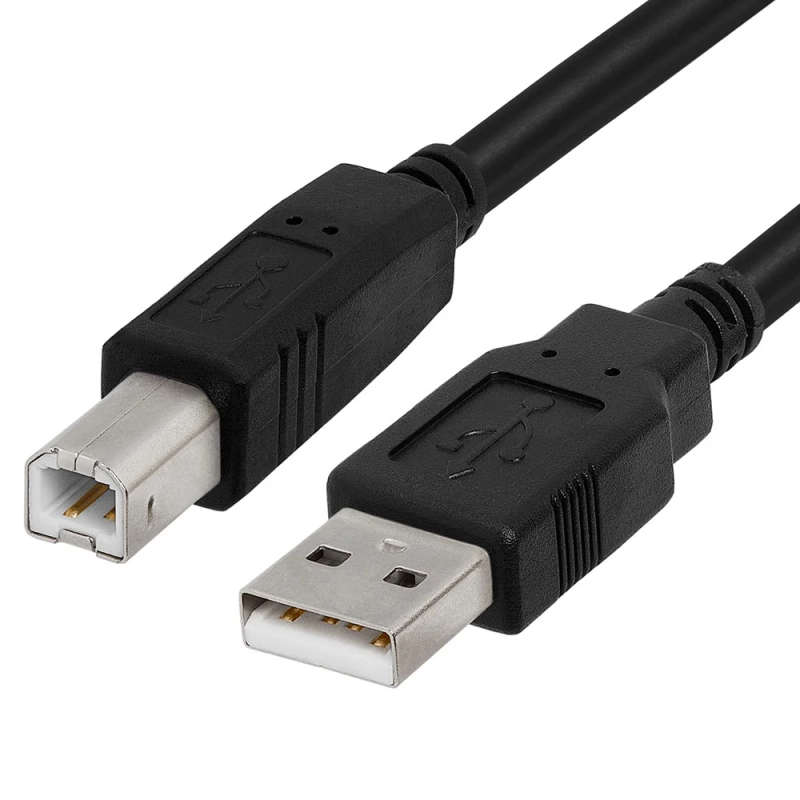USB Cable, Fast Speed PC - Data, Printer, Scanner Cable USB A to B Lon