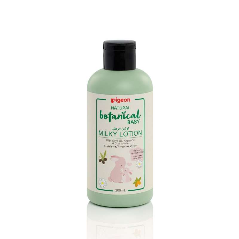 Pigeon Natural Botanical Baby Milky Lotion - 200ml