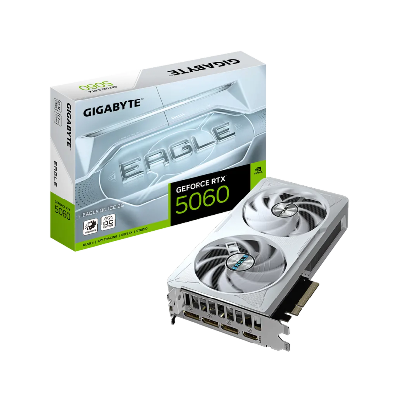 Gigabyte GeForce RTX 5060 EAGLE OC ICE 8G Graphics Card
