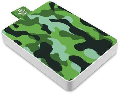 Seagate One Touch 500GB 2.5" USB 3.0 external Mobile Solid State Drive - Camo Green