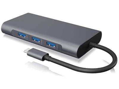 USB-C Hub Charging Dock Type C, 100W, 10-in-1, USB Hub Charging Dock