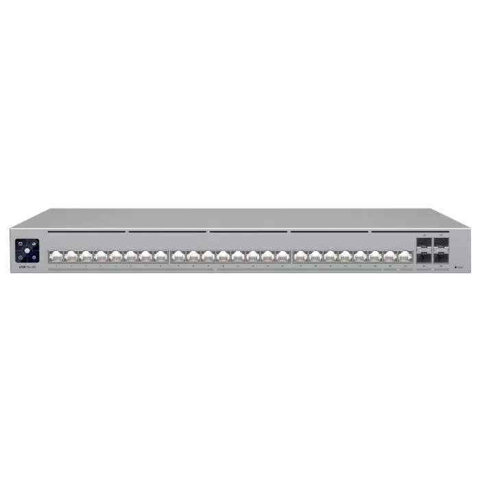 Ubiquiti UniFi 24 Port 2x 10Gbps 22x 2.5Gbps 4SFP+ Pro HD Switch | USW-Pro-HD-24