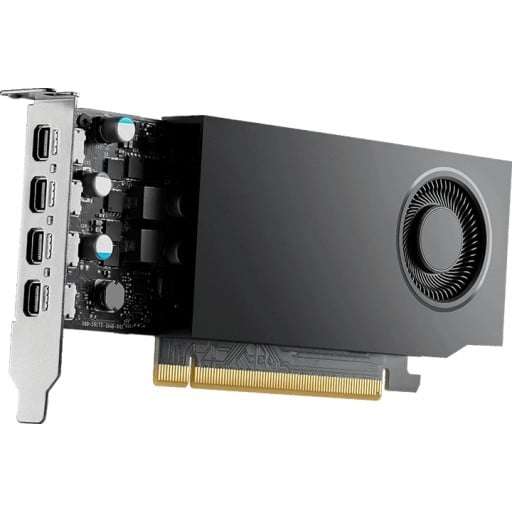 PNY RTX A1000 8GB GDDR6 128-bit PCIe 4.0 Workstation Graphics Card