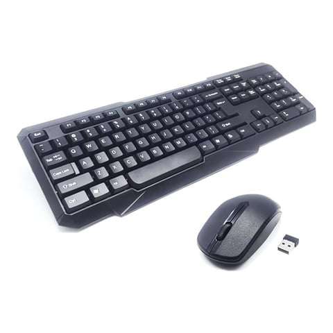 UniQue Wireless USB 104 Keys Standard US Layout Keyboard