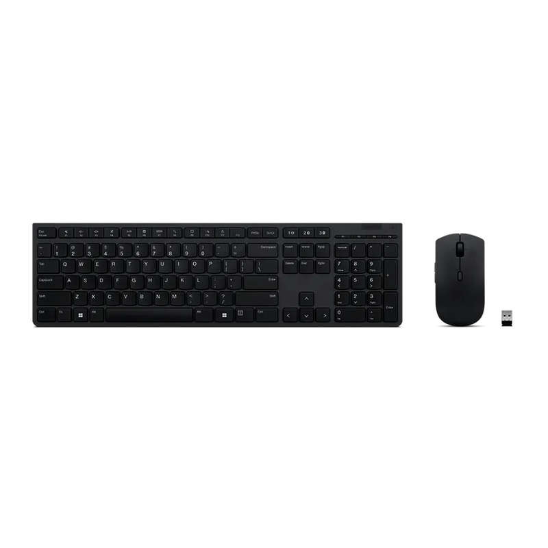 Lenovo 4X31N94475 Essential 100 Black Wireless Keyboard &amp; Mouse Combo