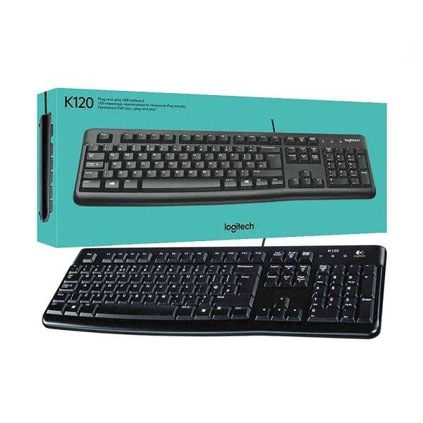 Logitech K120 Corded Keyboard - USB