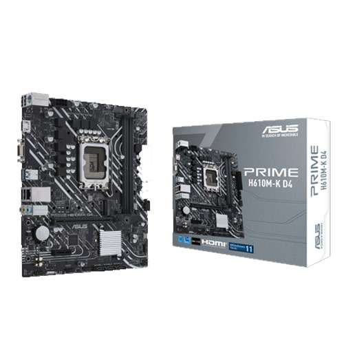 Asus H610M-R DDR4 LGA1700 Micro-ATX Motherboard - Components