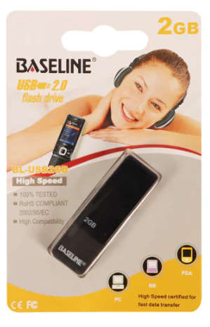 Baseline USB 2GB Flash Drive