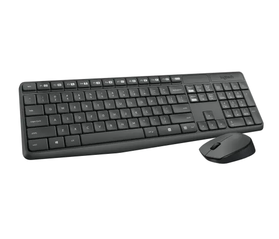 Logitech MK235 - Wireless Keyboard and Mouse combo - Graphite - USB