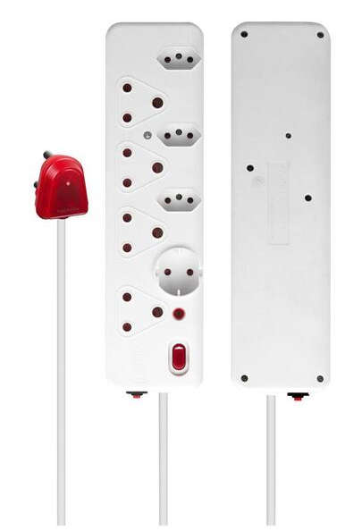 Nexon 8 Way High Surge Multiplug 0.5M