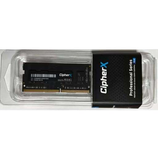 8GB CipherX Professional Series, DDR4 (3200Mhz) SODIMM CL16, Notebook Memory