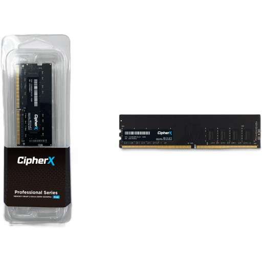8GB CipherX Professional Series, DDR4 (3200Mhz) UDIMM CL16, Desktop Memory