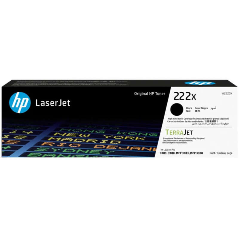 HP 222X Black LaserJet Toner Cartridge
