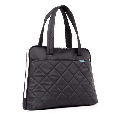 Kingsons 14.1" black shoulder laptop bag - Ladies in fashion