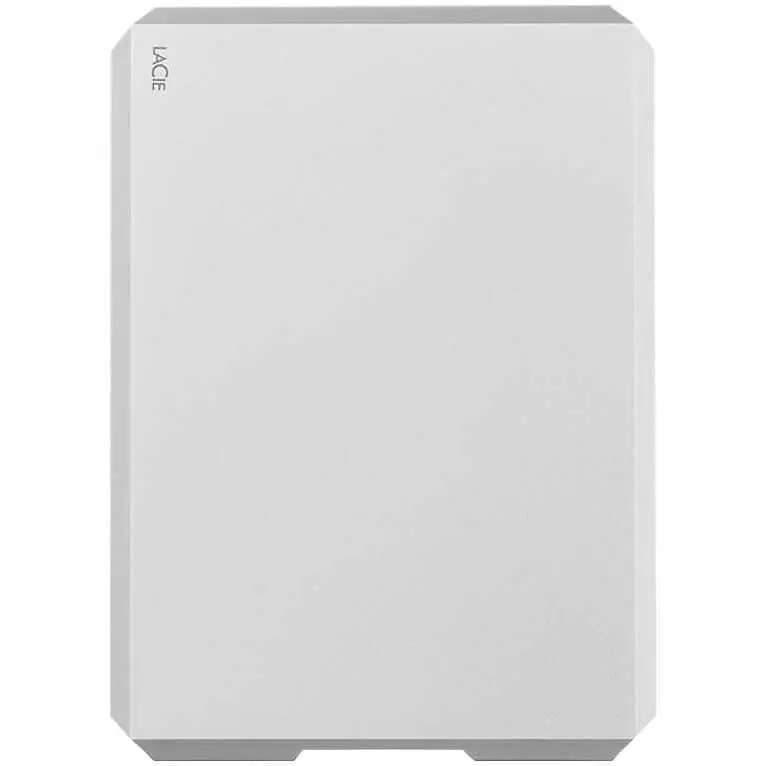 LaCie 2TB USB-C External Hard Drive  Moon Silver