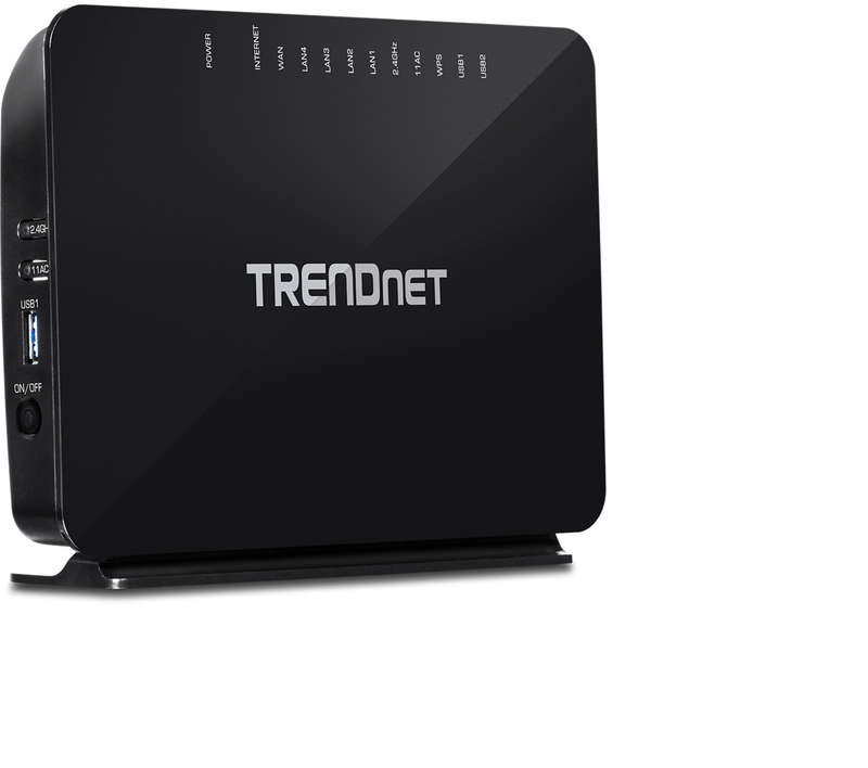 TrendNet AC750 Wireless VDSL2/ADSL2+ Modem Router