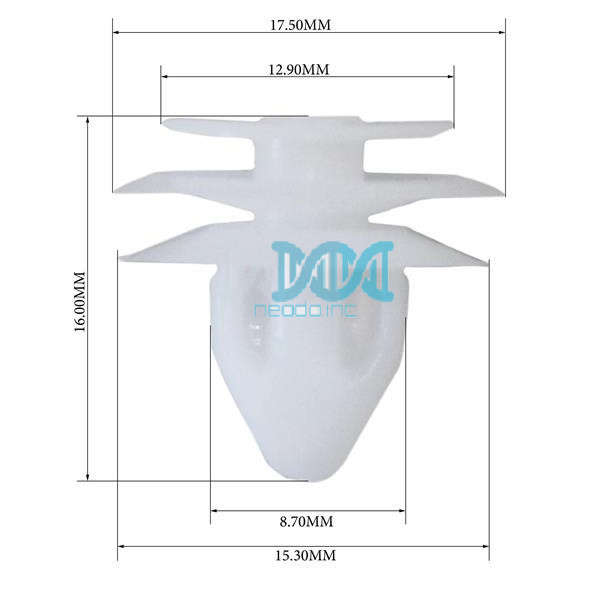 Door Pad Clips 7.5mm (10)