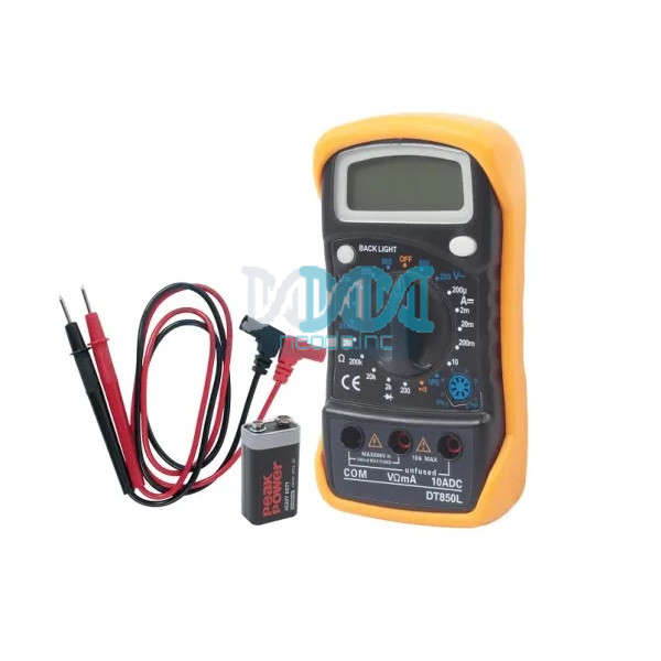 LCD Handheld Digital Multimeter for Home and Car with Backlight