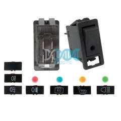 Universal  Oem Dash Switch 4P Led 20A 12V