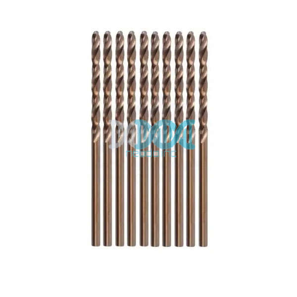 Hoteche Drill Bit 2.5mm Hss M2 Straight Shank 10 Piece