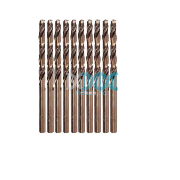 Hoteche Drill Bit 2mm Hss M2 Straight Shank 10 Piece
