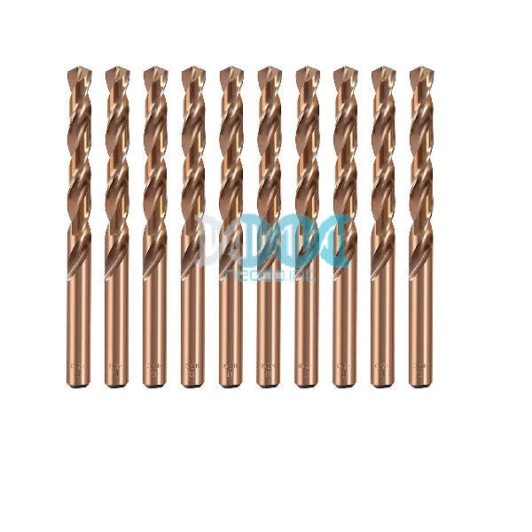 Drill Bit 6mm Hss M2 Straight Shank 10 Piece