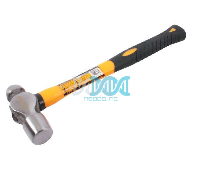 Hoteche 1.5 Pound (0.68kg) Ball Pein Hammer with Fibreglass Handle