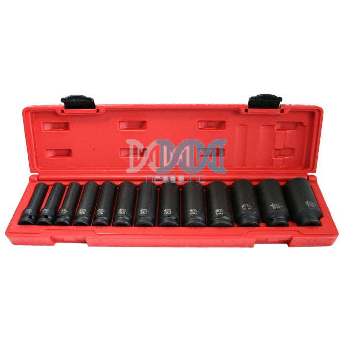 Impact Socket Tube Set I/2 Dr. 13Pc