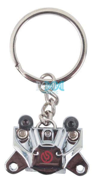 Key Ring Brake Caliper Silver