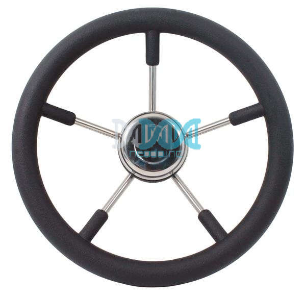 Steering 316 Stanless Steel W/Pu Foam 13 7/8 Black