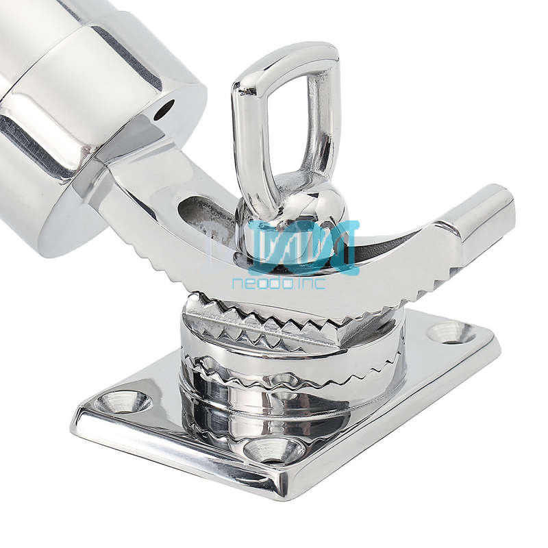 Rod Holder Ss Stamped Triangle