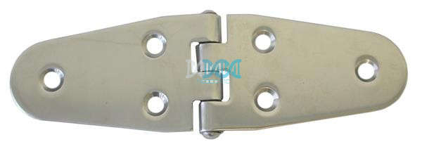 Round Side Hinge Flush Mt.40X140mm 316 Stanless Steel