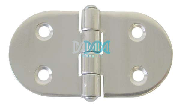 Round Side Hinge 40X74mm 316 Stanless Steel