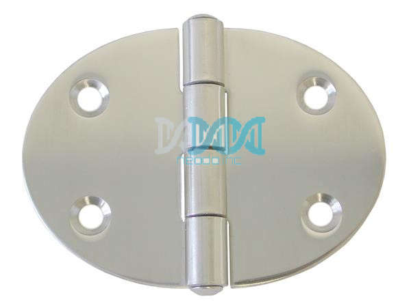 Round Hinge 78X56mm 316 Stanless Steel