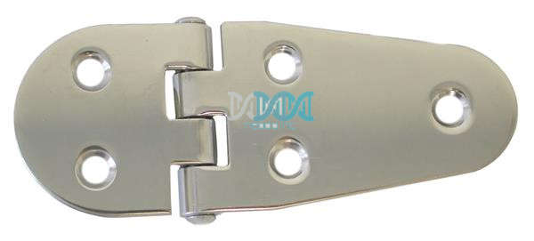 Round Side Hinge Flush Mt.40X108mm 316 Stanless Steel