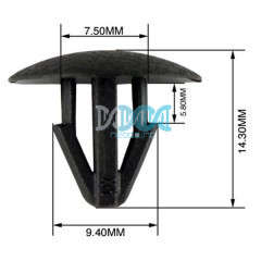 Panel Clips 7.5-9.4mm(10)