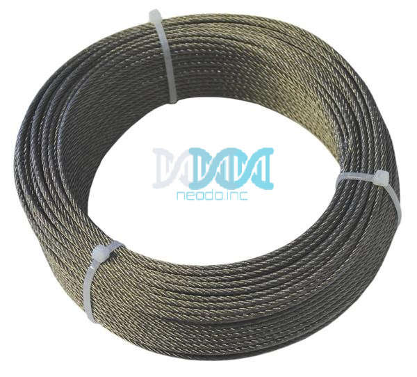 Wire Rope 2.5mm S316 Core 7X7 50M Roll
