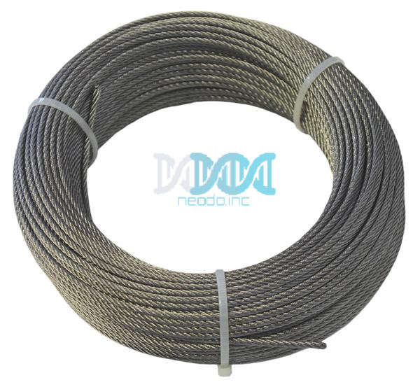 Wire Rope 3mm Ss316 Core 7X7 50M Roll
