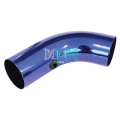 Induction Pipe Short Bend 76mm Blue